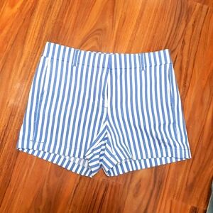 J CREW stripe shorts